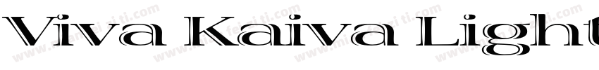 Viva Kaiva Light字体转换